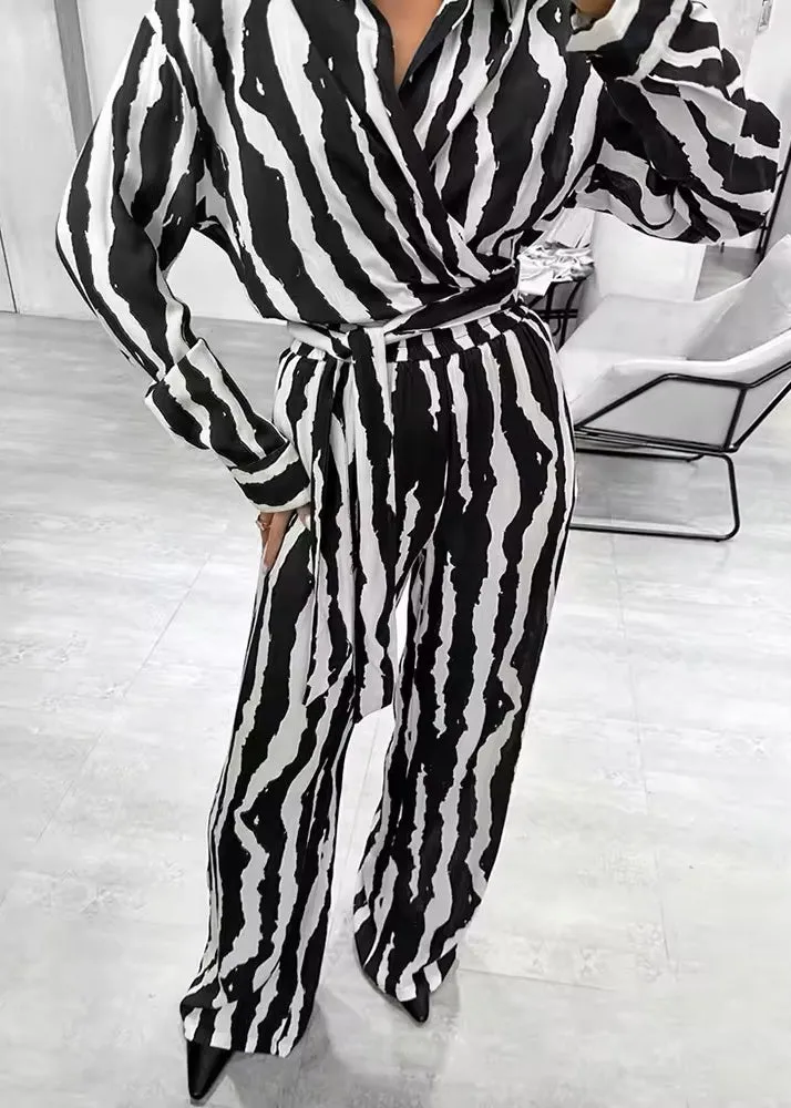 Nika Zebra Print Two-Piece Matching Set