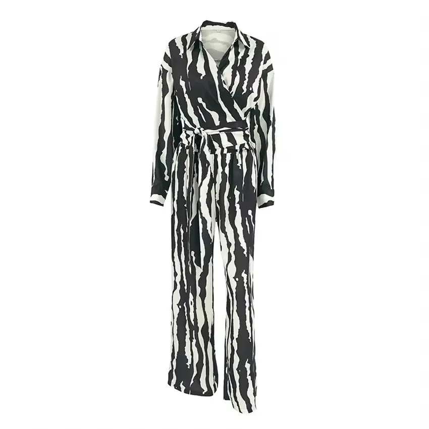 Nika Zebra Print Two-Piece Matching Set