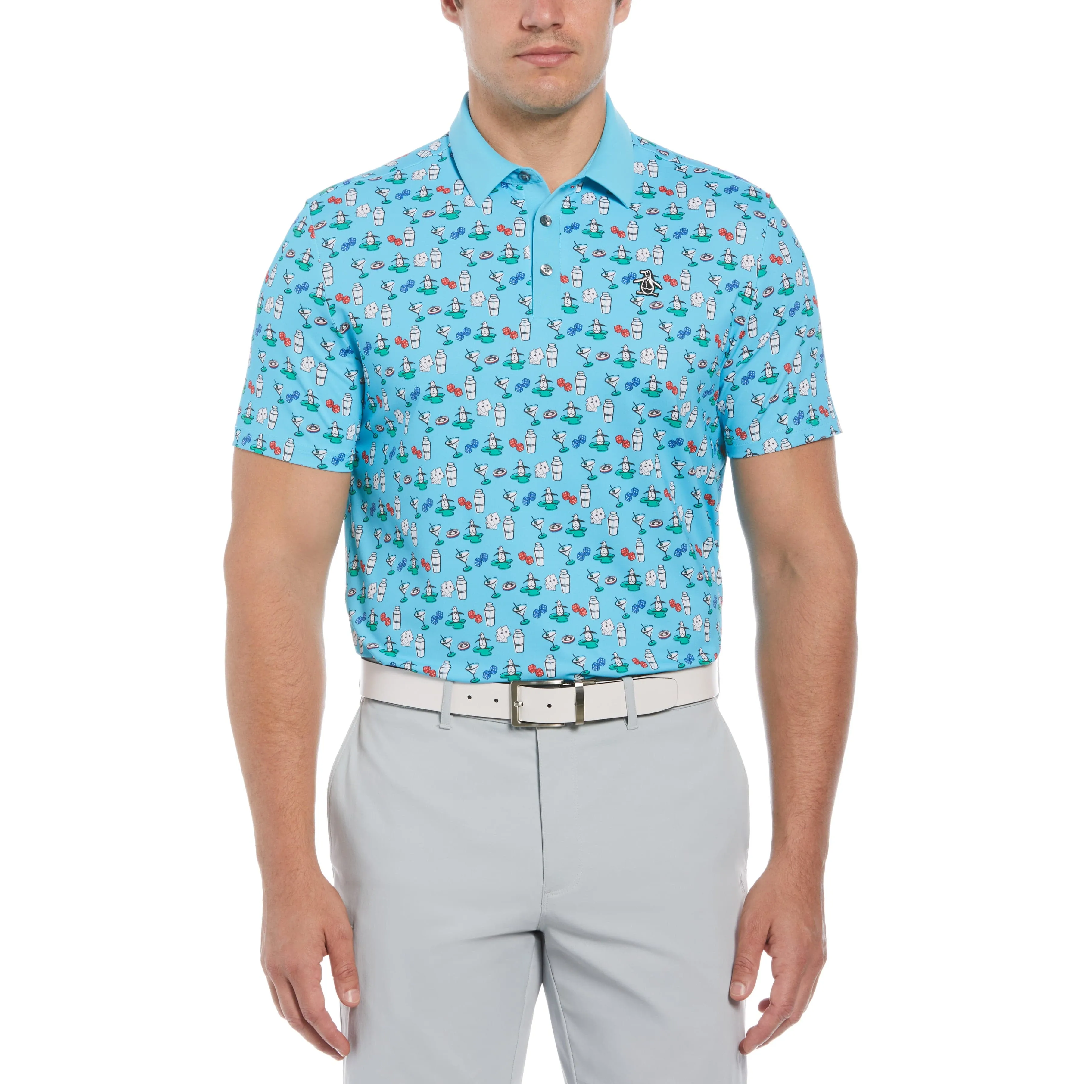 Original Penguin Martini Print Golf Polo