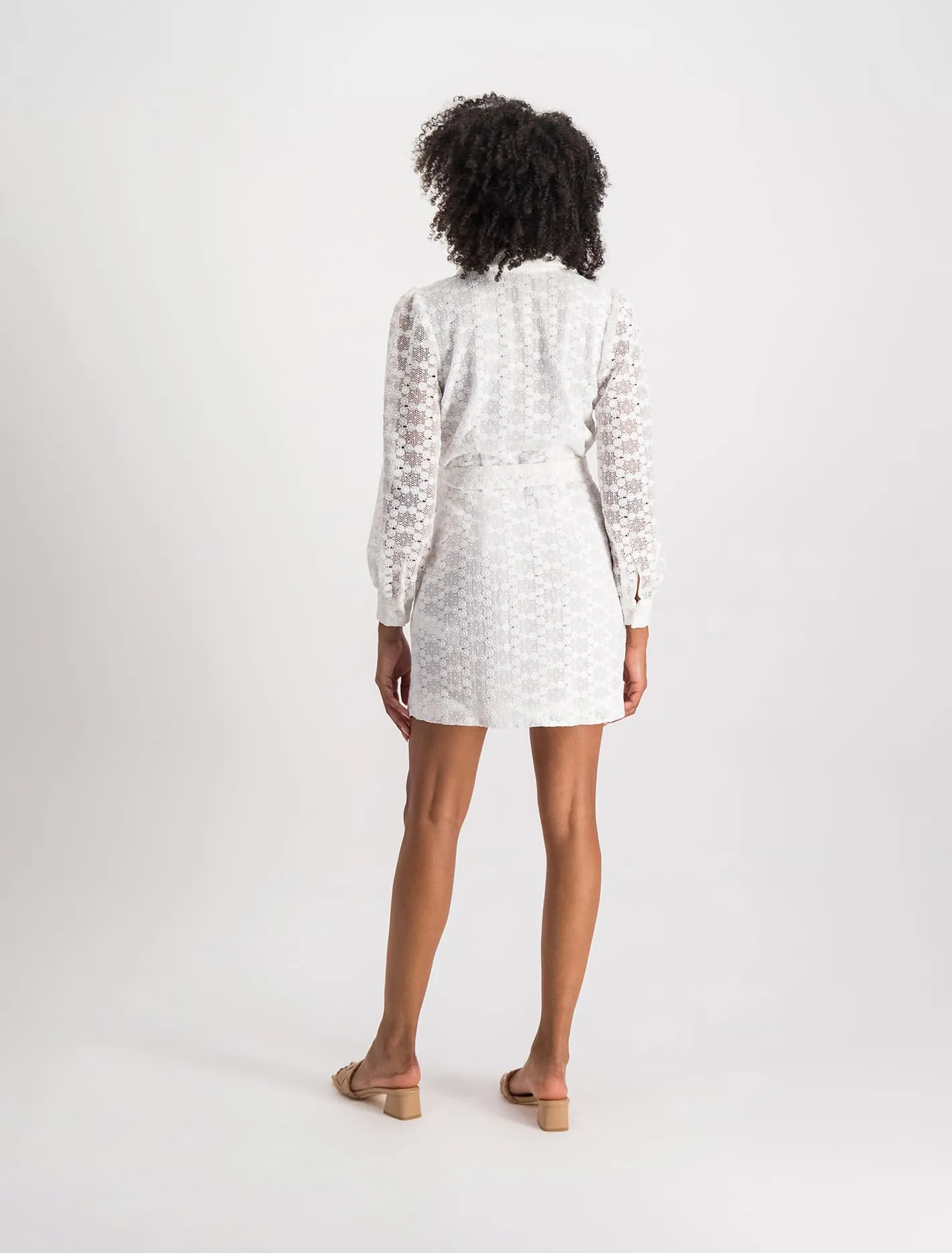 Orla Broderie Mini Dress