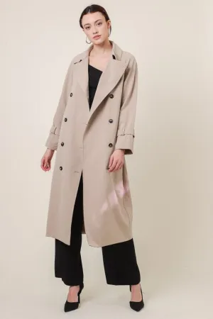 Peyton Trench Coat | Taupe