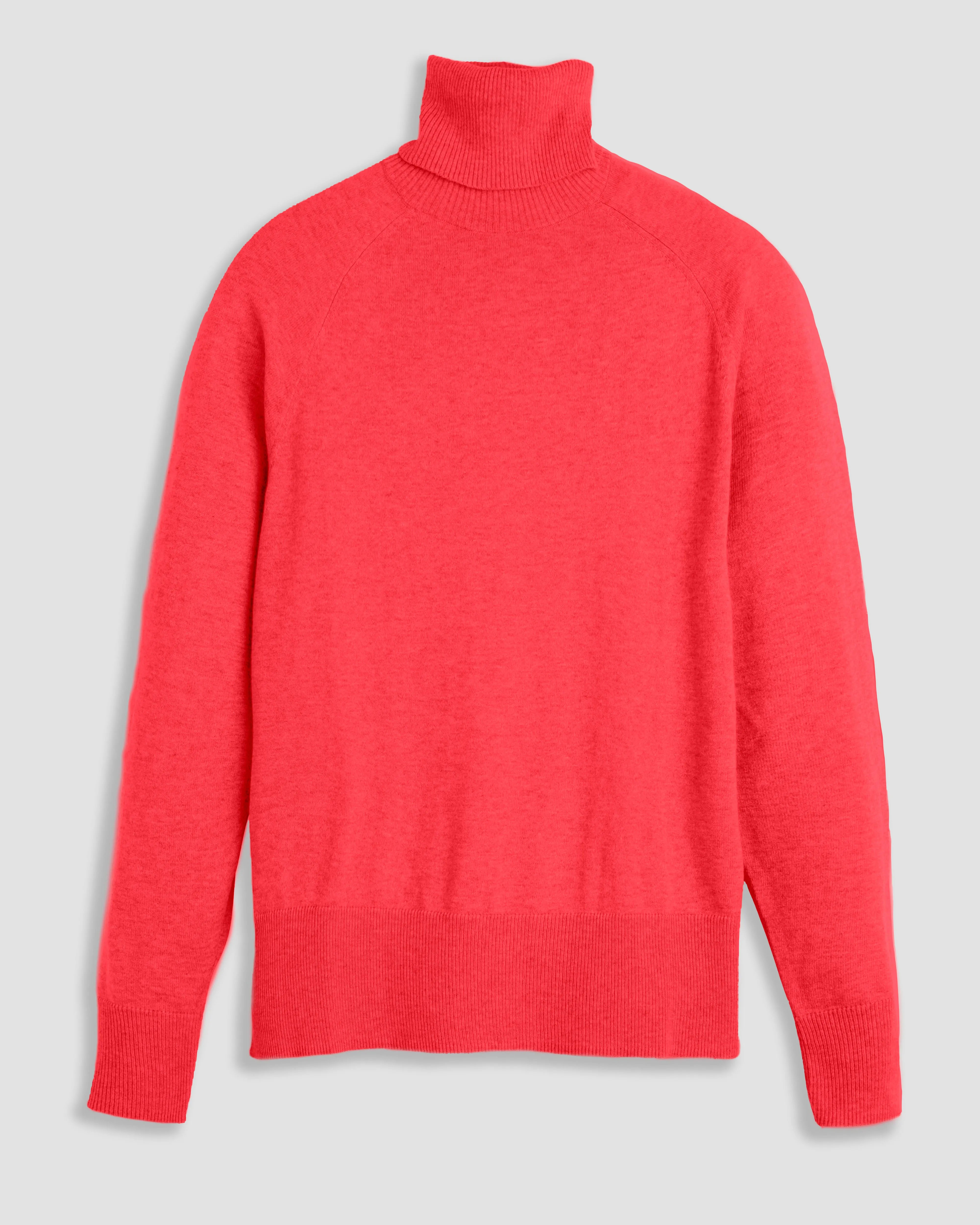 Renee Eco Raglan Turtleneck - Deep Rose