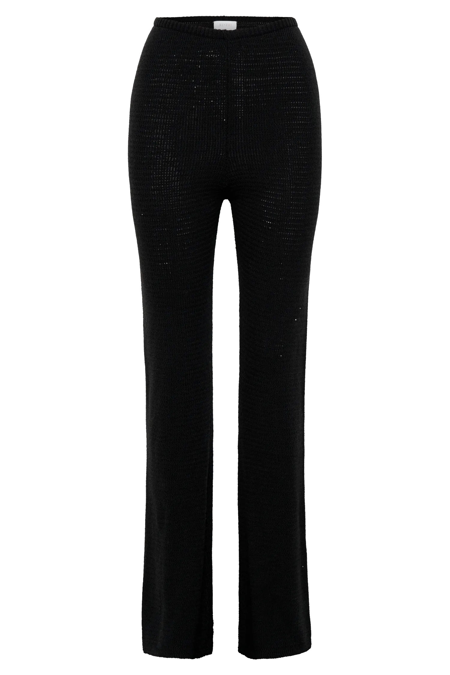 Ridley Straight Leg Knit Pant - Black