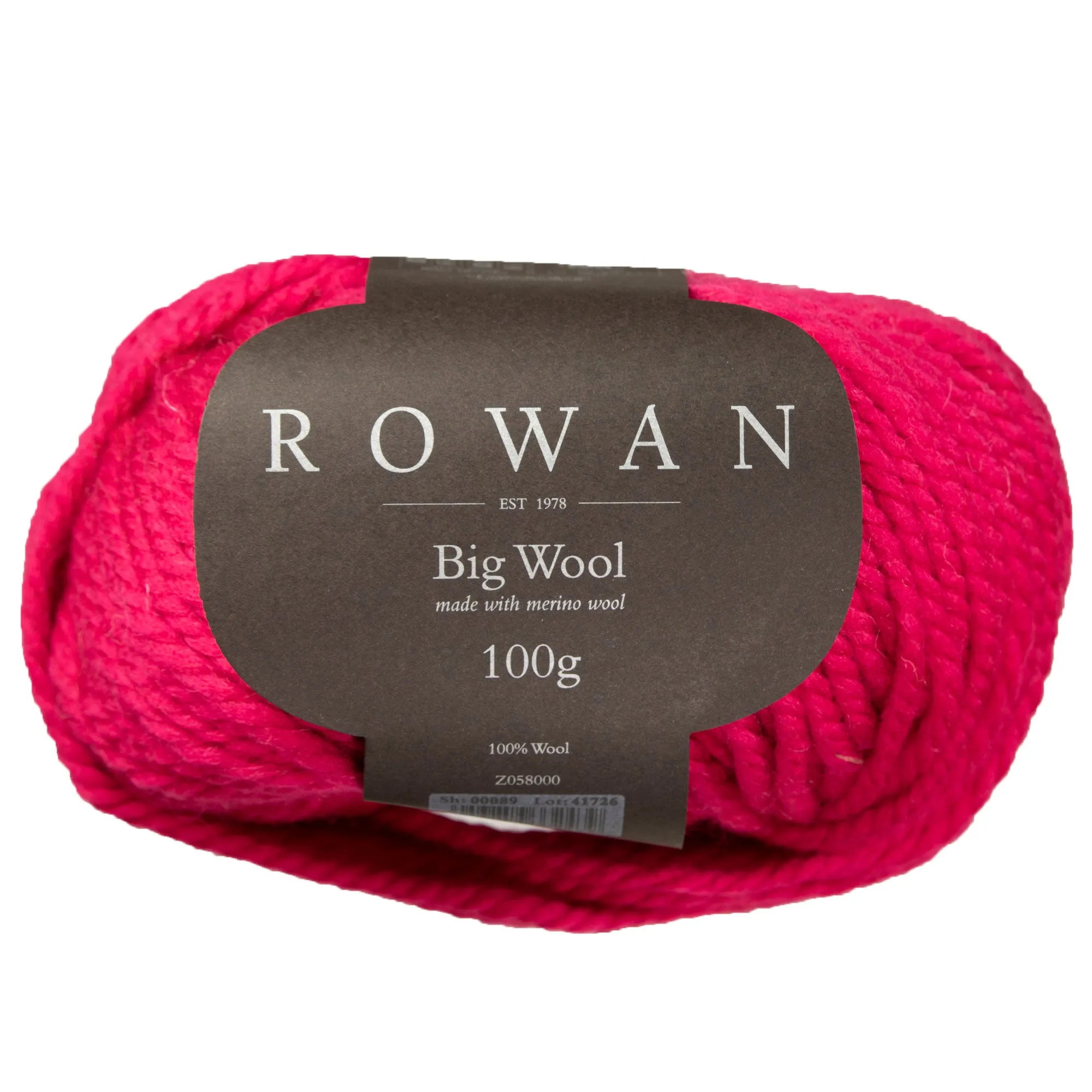 Rowan Big Wool Yarn - 89 Cerise