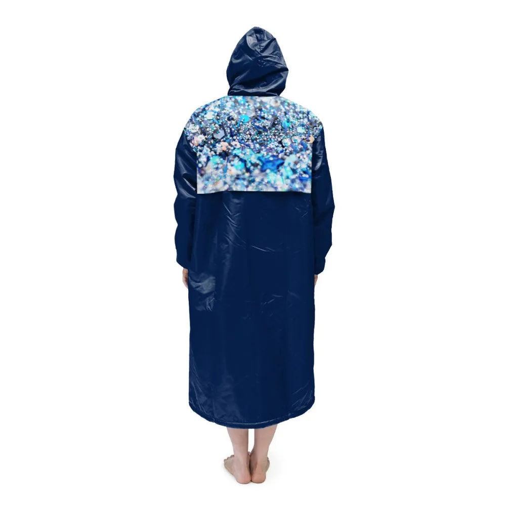 Snow Glitter Swim Parka