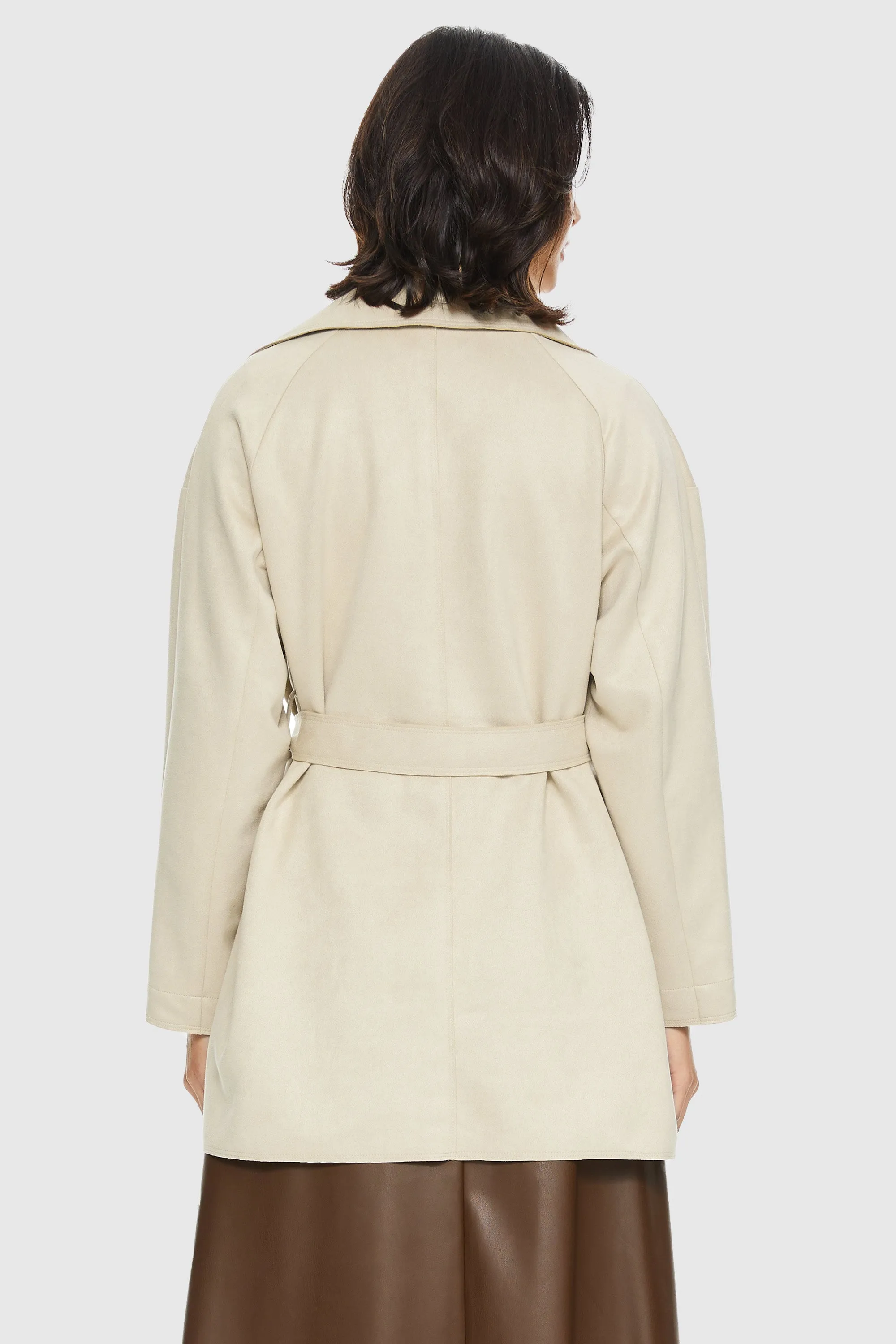 Suede Lightweight Trench