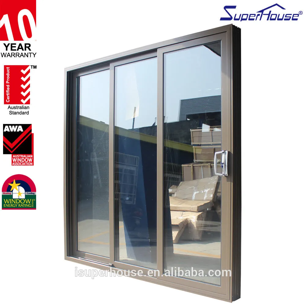 Suerhouse Australian standard As2047 thermal insulated sliding door for restaurant building