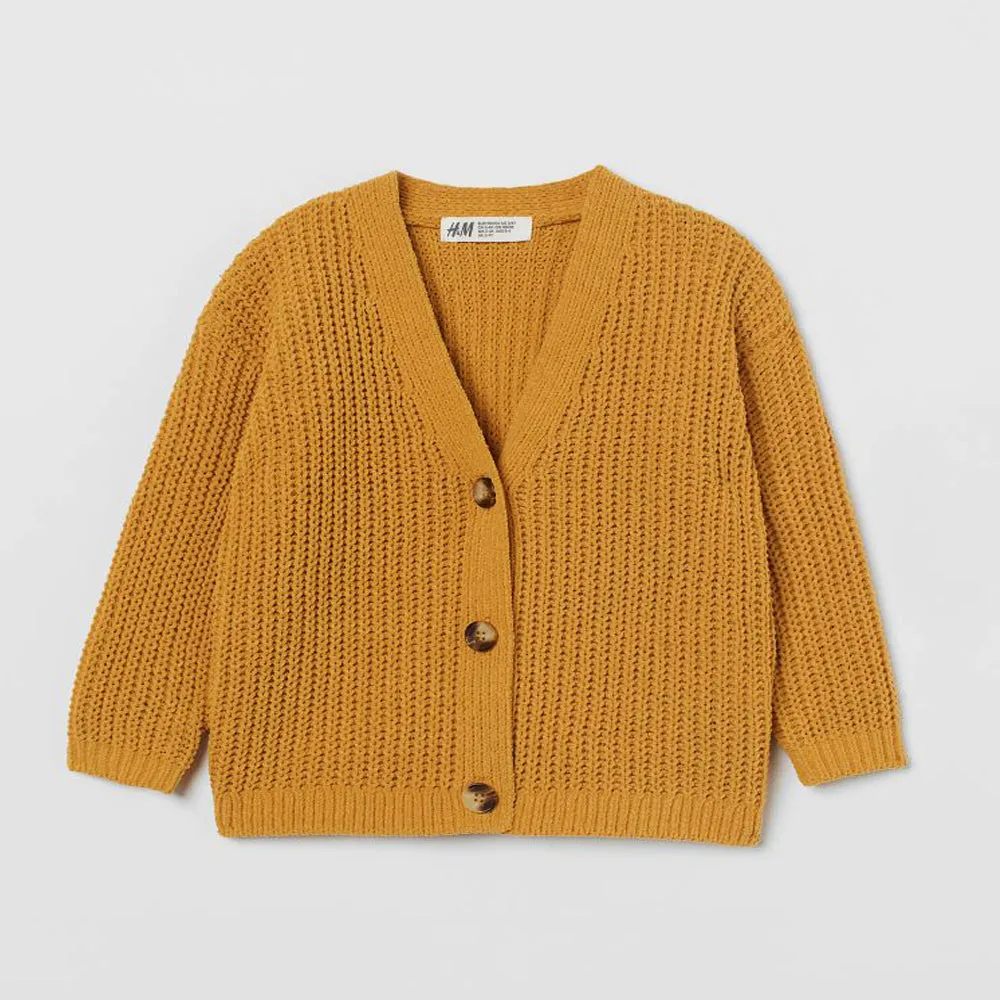 TA Short Style Mustard Cardigan 7834