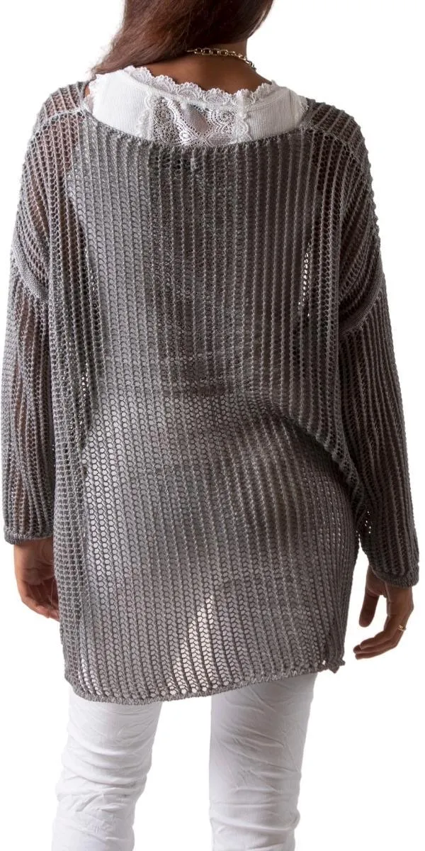 Taranto Knit Mesh Sweater