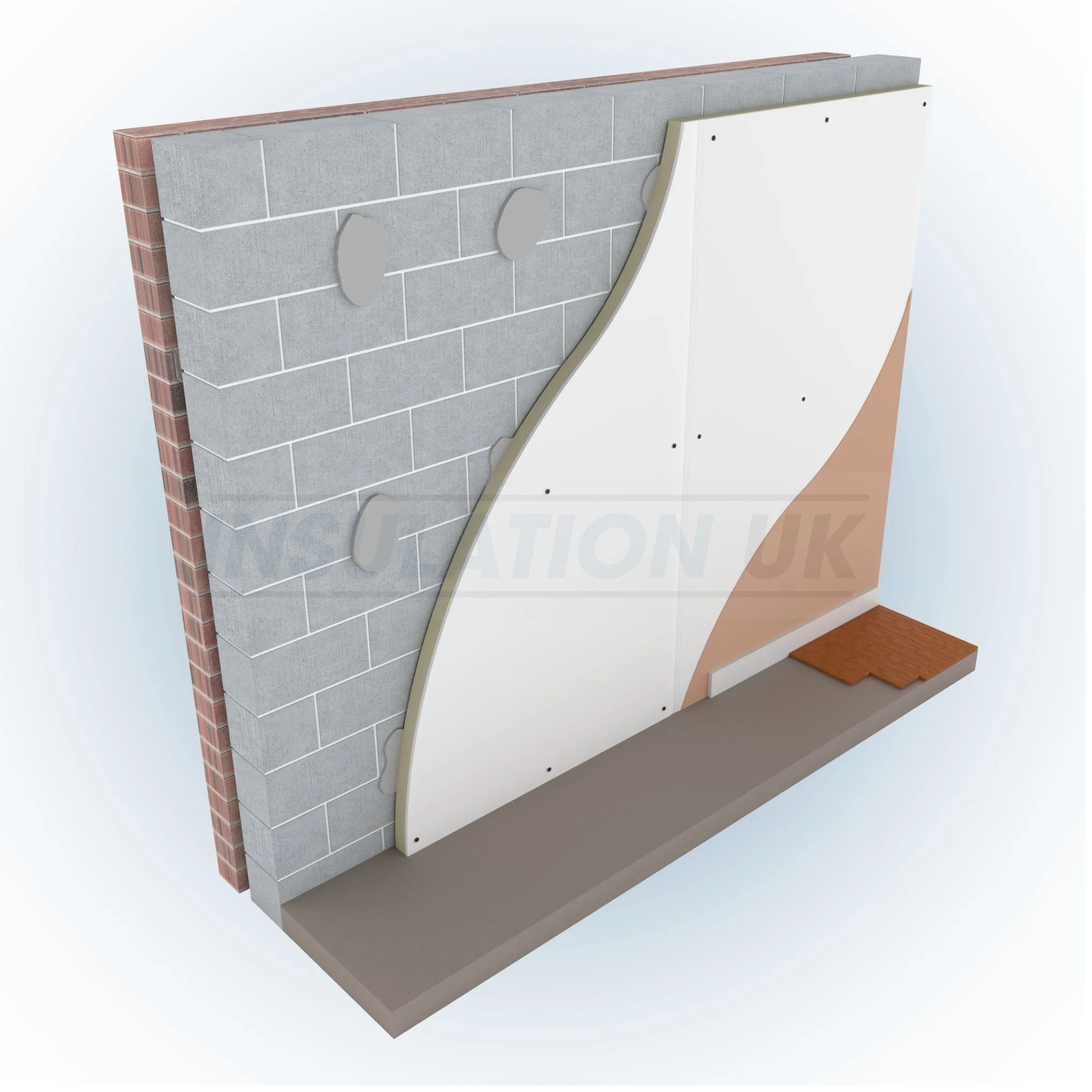 Tekwarm PIR Insulated Plasterboard | 2400 x 1200mm | All Sizes