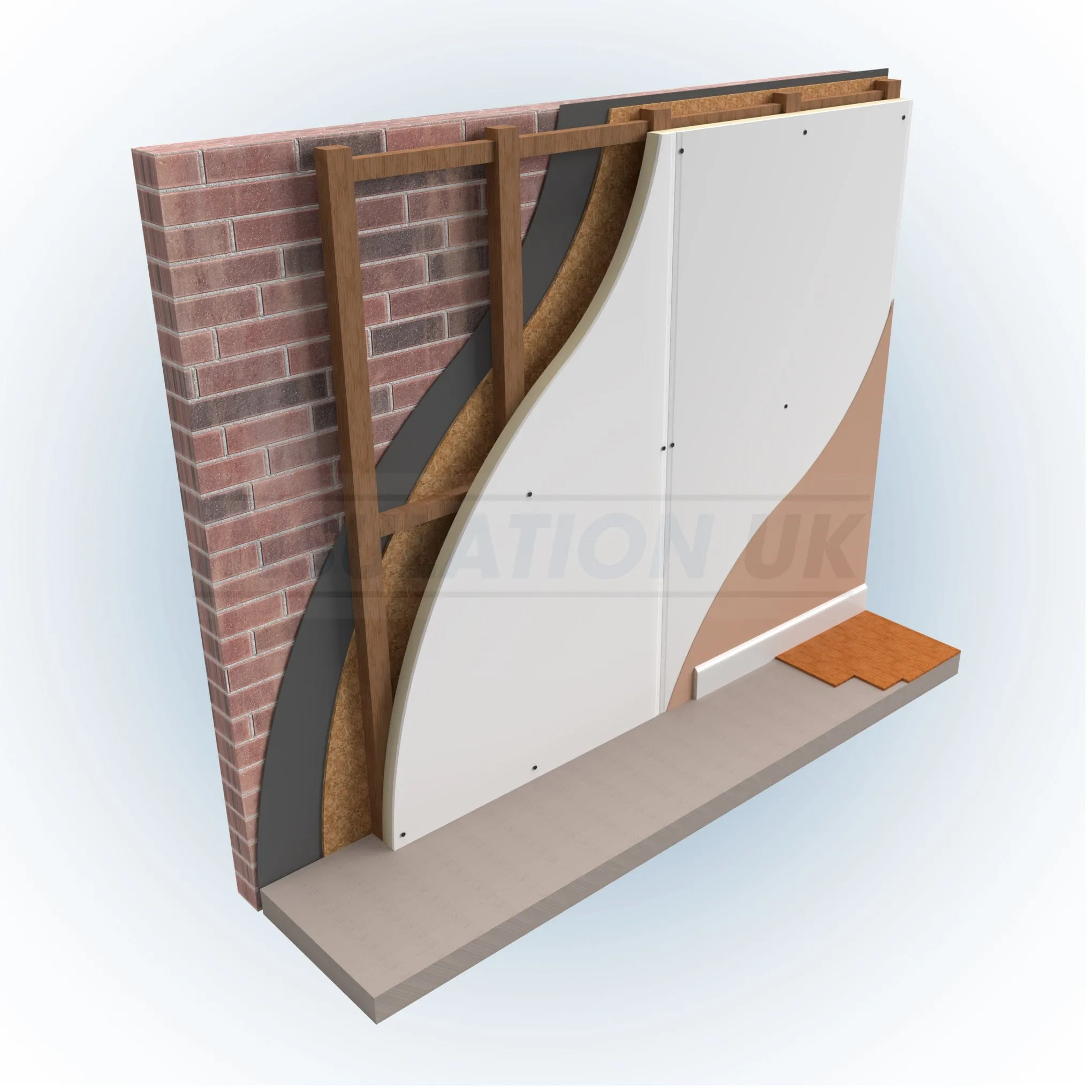 Tekwarm PIR Insulated Plasterboard | 2400 x 1200mm | All Sizes