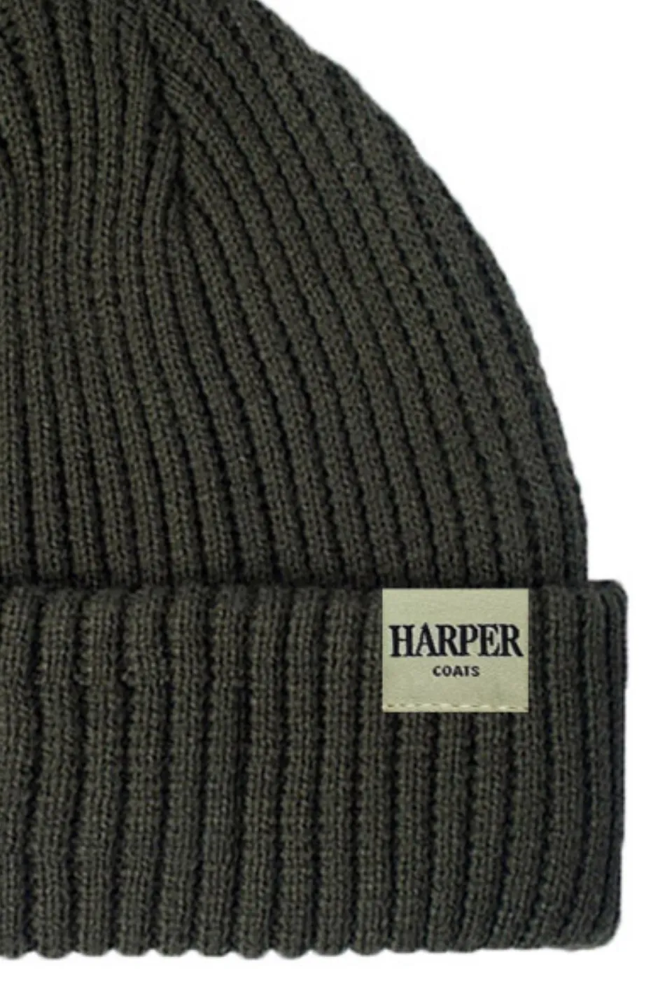 The Harper Beanie in Olive