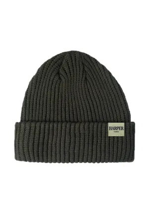 The Harper Beanie in Olive