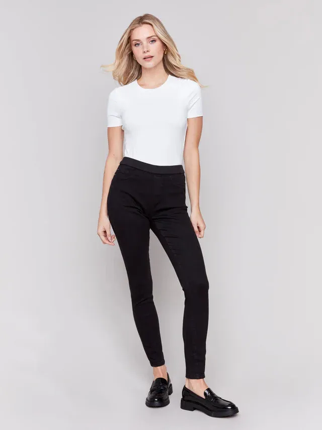 Twill Pull-On Pants