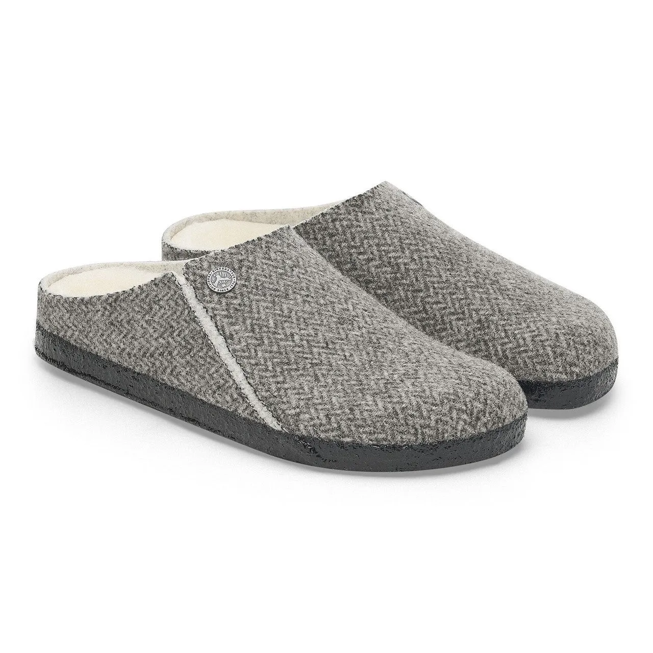 UNISEX BIRKENSTOCK ZERMATT SHEARLING | HERRINGBONE GRAY