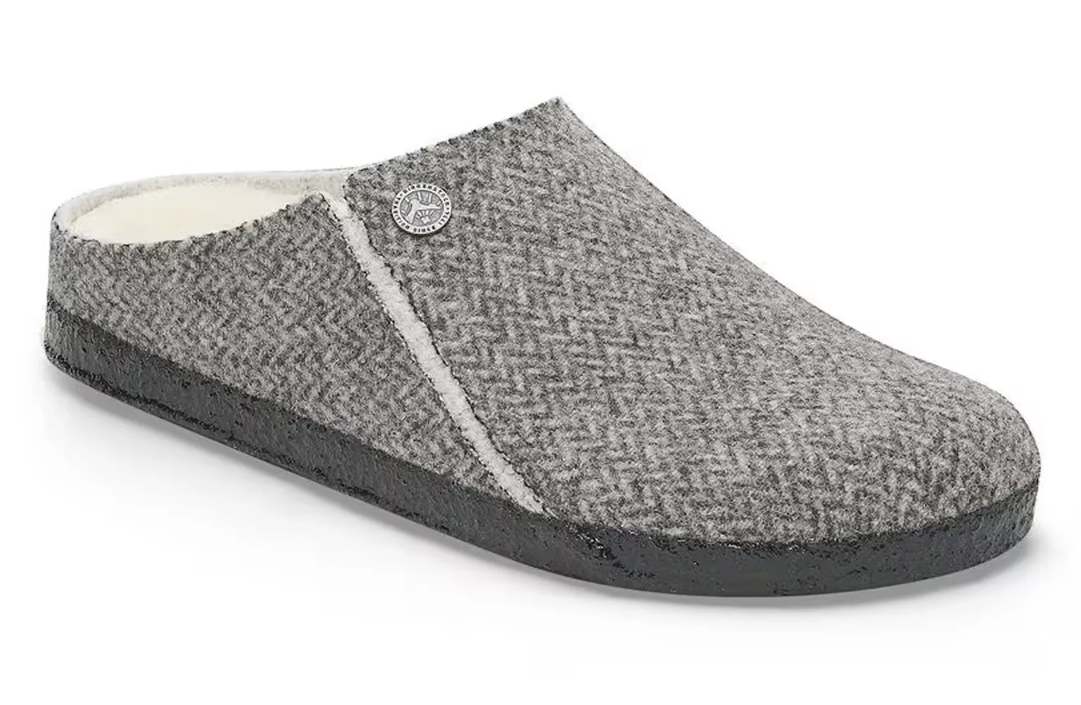 UNISEX BIRKENSTOCK ZERMATT SHEARLING | HERRINGBONE GRAY