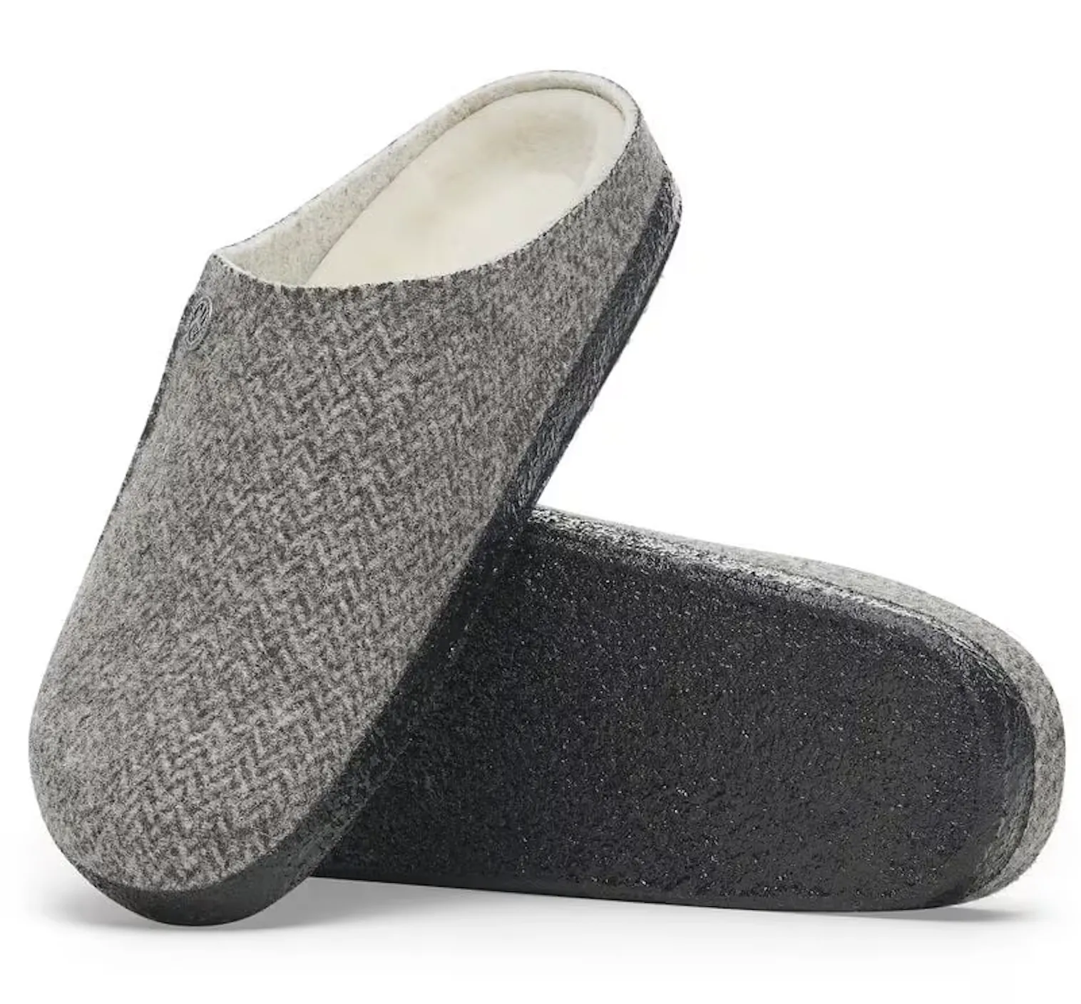 UNISEX BIRKENSTOCK ZERMATT SHEARLING | HERRINGBONE GRAY