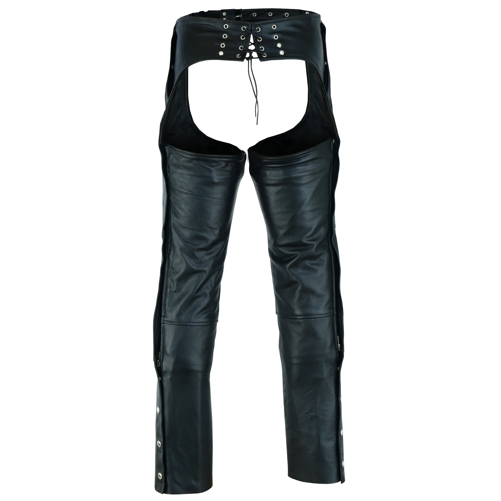 VL811 TG Vance Leather Four Pocket Top Grain Leather Chaps with Removable Liner