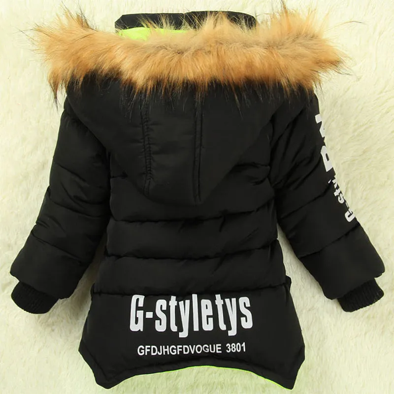 Warm Hooded Winter Jacket, boys and girls