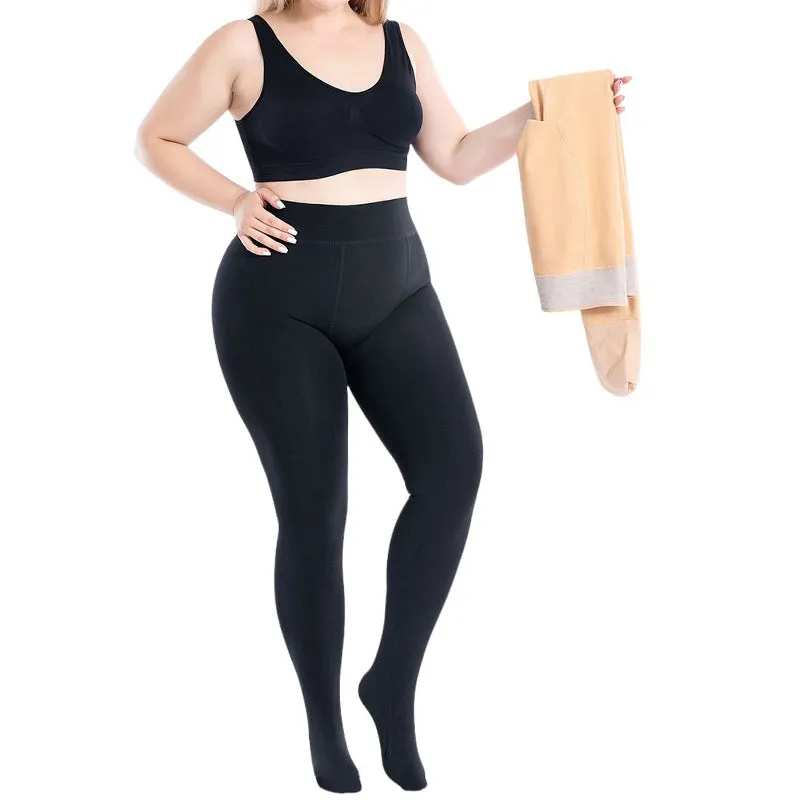 Women Plus Size Anti-Pilling Warm Tights