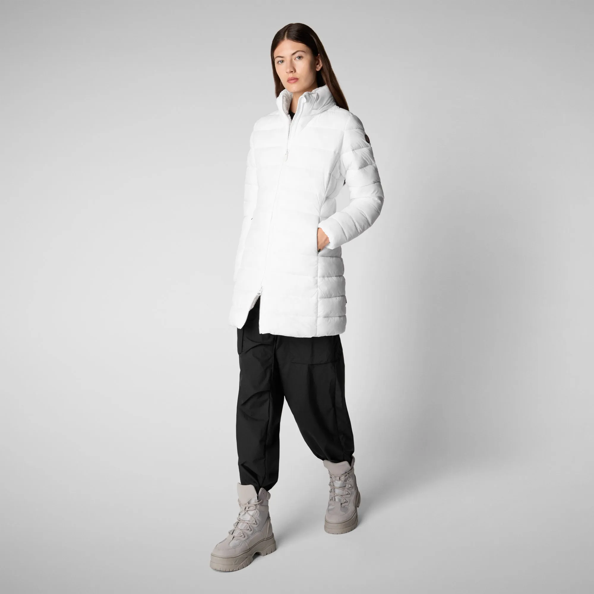 Women's  Animal free Puffer Jacket Joanne in White