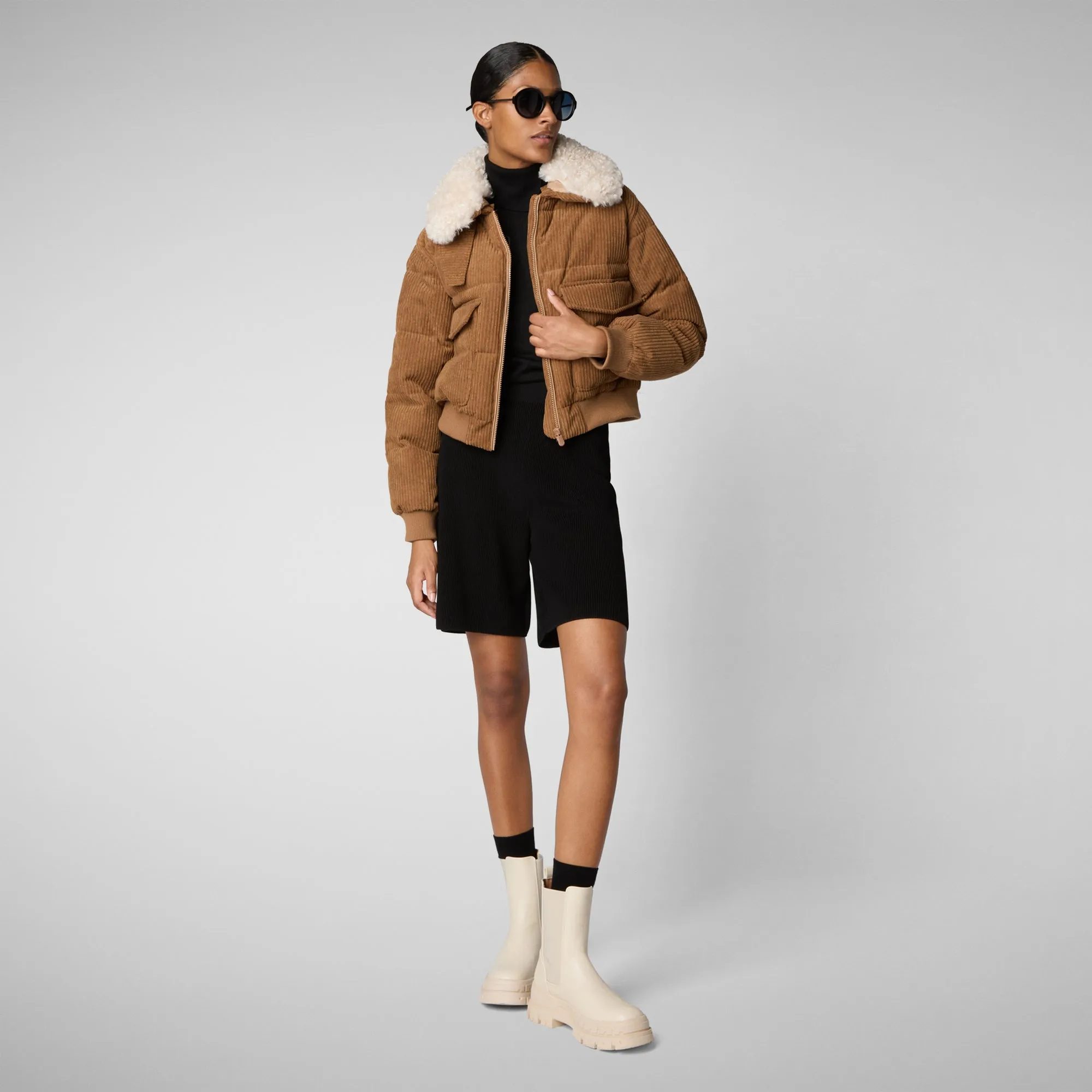 Women's jacket Reily in biscuit beige