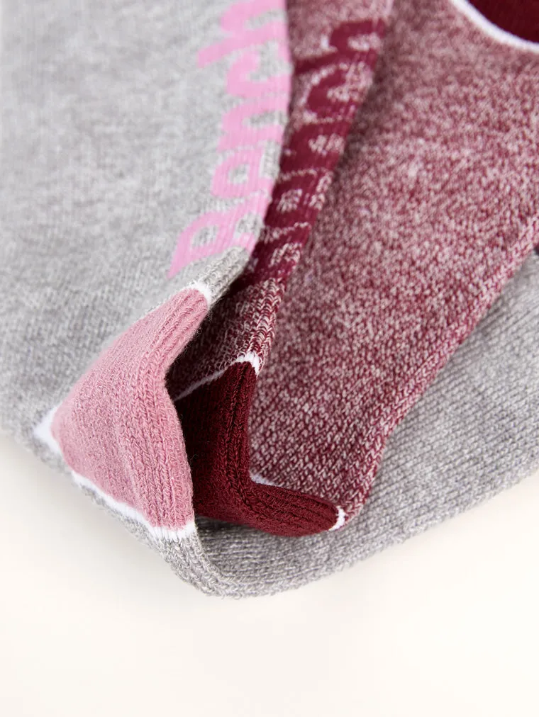 Women's Thermal Crew Socks (2 Pairs) - Grey