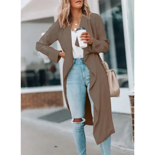 Women's Windbreaker Trench Coat^